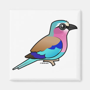 Lilac-breasted Roller Magnet