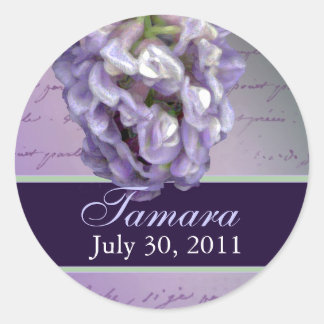 Lilac bridal stickers