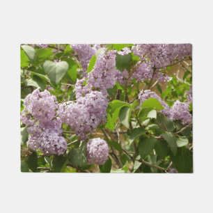 Lilac Bush Beautiful Purple Spring Flowers Doormat