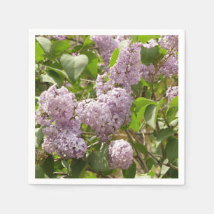 Lilac Bush Beautiful Purple Spring Flowers Napkin