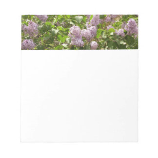 Lilac Bush Beautiful Purple Spring Flowers Notepad