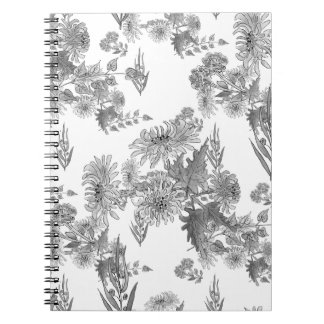 Lilac chrysanthemums , watercolor notebook