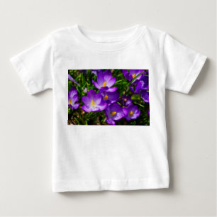 Lilac Crocuses Baby T-Shirt