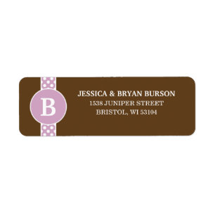 Lilac Dainty Dots Custom Monogrammed Family