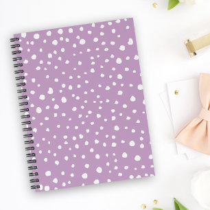 Lilac Dalmatian Spots, Dalmatian Dots, Dotted Planner