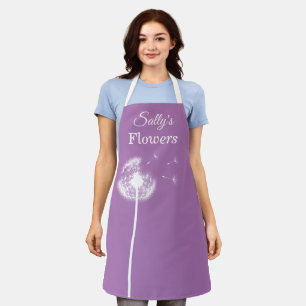 Lilac Dandelion Apron
