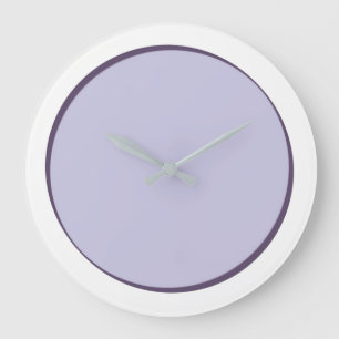 Lilac Dot Large Clock