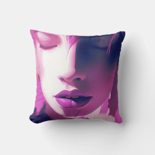 Lilac Dream Whisper – Serene, Ethereal, Purple Cushion