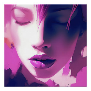 Lilac Dream Whisper – Serene, Ethereal, Purple Poster