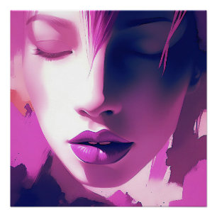 Lilac Dream Whisper – Serene, Ethereal, Purple Poster