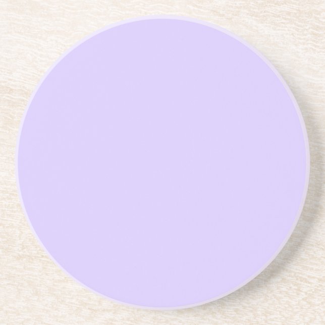 Lilac Dreams Solid Colour | Classic Elegant Coaster (Front)