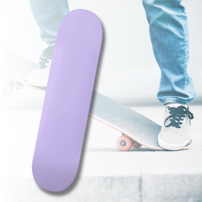 Lilac Dreams Solid Colour | Classic Elegant Skateboard (Creator Uploaded)