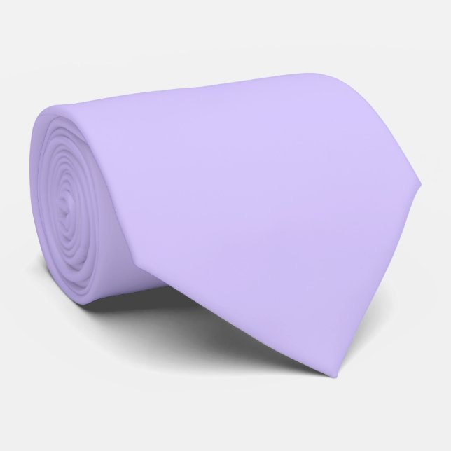 Lilac Dreams Solid Colour | Classic Elegant Tie (Rolled)