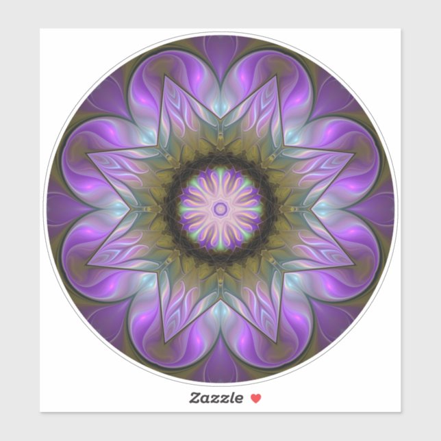 Lilac Evening Mandala (Sheet)