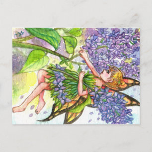 Lilac Fairy Postcard