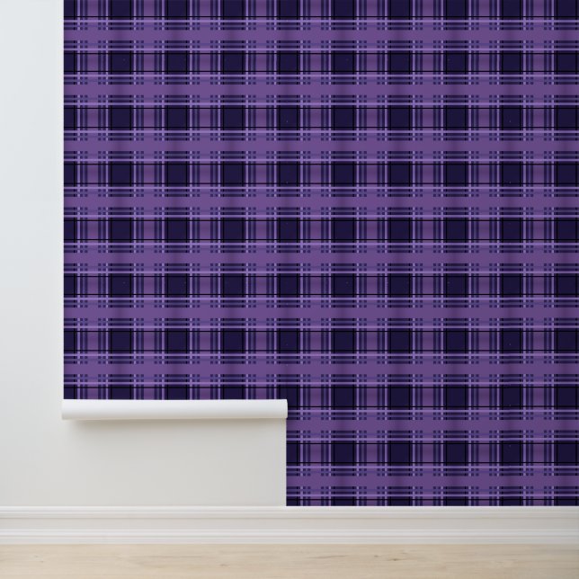 Lilac Fields Plaid Tartan Wallpaper (Application)