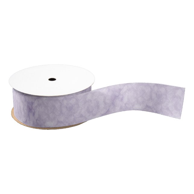 Lilac Floral Grosgrain Ribbon (Spool)