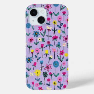 Lilac Flower Garden iPhone Case