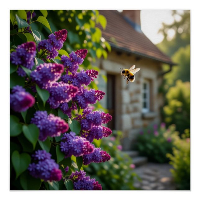 Lilac Flower Poster (Front)