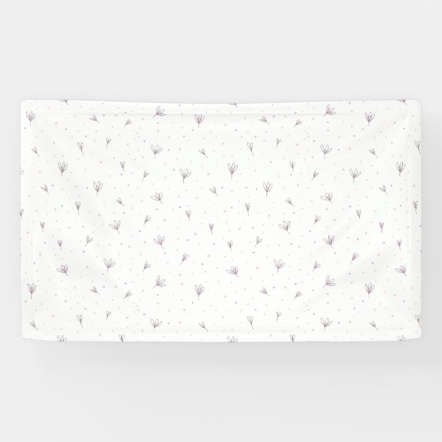 Lilac Flowers Banner (Horizontal)