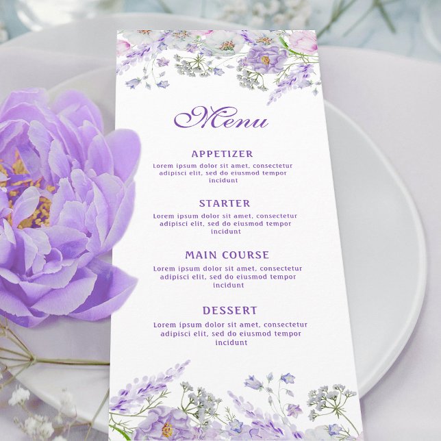 Lilac Flowers Classic Menu (Creator Uploaded)