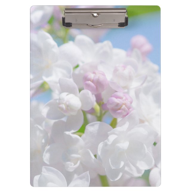 Lilac Flowers Clipboard (Front)
