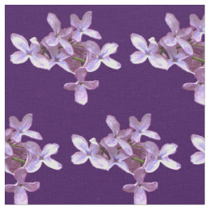 Lilac Flowers Fabric