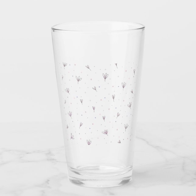 Lilac Flowers Glass (Front)