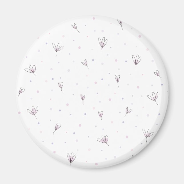 Lilac Flowers Magnet (Front)