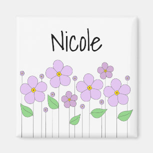 Lilac Flowers Magnet