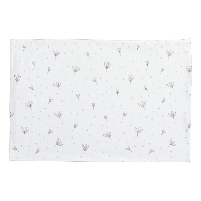 Lilac Flowers Pillowcase (Back)