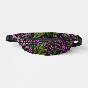 Lilac Flowers Print Cut Sew Bag