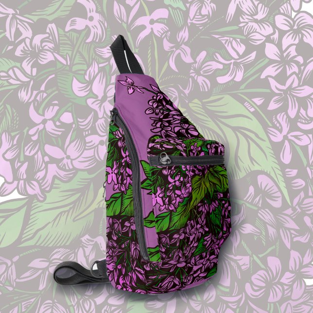 Lilac Flowers Print Cut Sew Bag (Creator Uploaded)