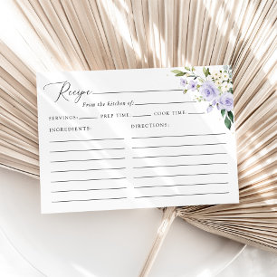 Lilac Flowers, White Flowers, Bridal Shower Recipe