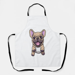 Lilac French Bulldog 9 Apron