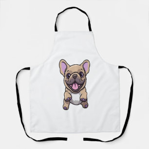 Lilac French Bulldog Apron
