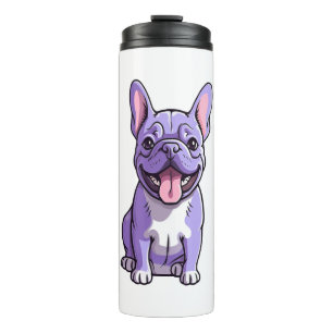 Lilac French Bulldog  Thermal Tumbler