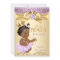Lilac Gold Ballerina Princess Baby Shower Ethnic