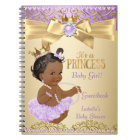 Lilac Gold Ballerina Princess Baby Shower Ethnic