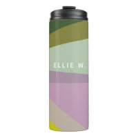Lilac Green Geometric Colour Block Personalised