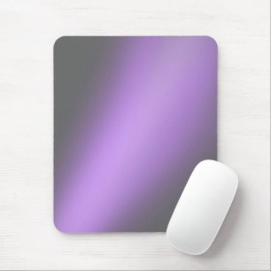 Lilac Grey moonlight ombre Mouse Pad