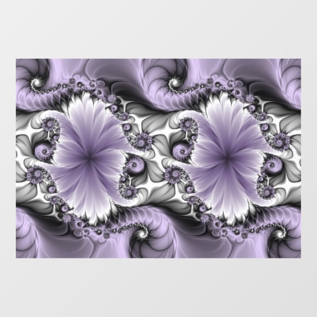Lilac Illusion Abstract Floral Fractal Art Fantasy (Sheet)