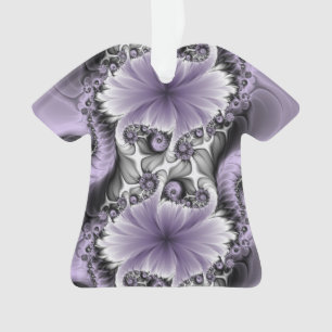 Lilac Illusion Abstract Floral Fractal Art Fantasy Ornament