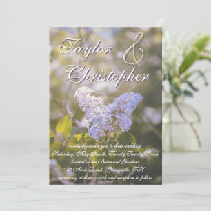 Lilac  invitation