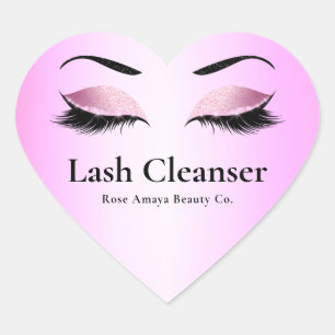 Lilac Lash Cleanser Custom Product Label