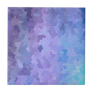 Lilac & Lavendar through Stained Glass Tile