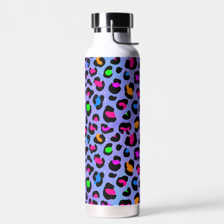 Lilac Leopard Tumbler Water Bottle