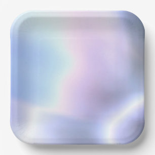 Lilac Lights Paper Plate