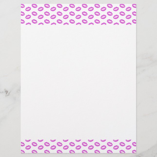Lilac Lipstick Kisses (Front)