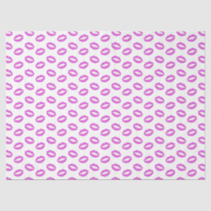 Lilac Lipstick Kisses Tissue Paper